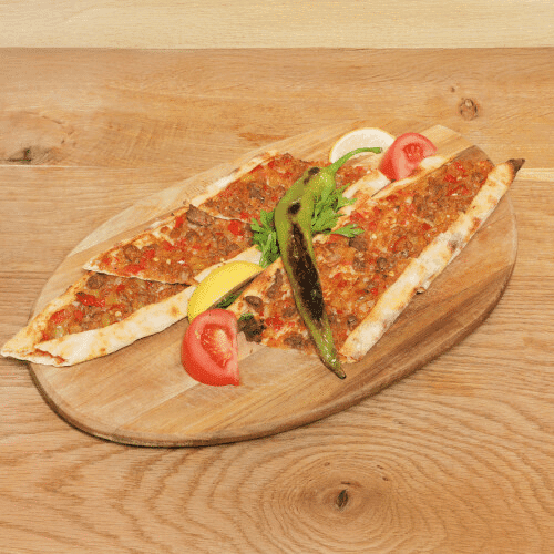 Blokjes lam pide